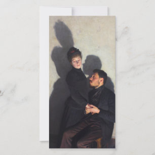 Een paar met schaduwen (door Emile Friant) Kaart