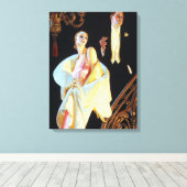 Een paar neergaande trappen, 1923 van Leyendecker Canvas Afdruk (Insitu (Houten vloer))