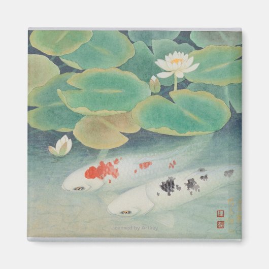 Een paar onder Lotus Magneet (Voorkant)