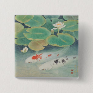 Een paar onder Lotus Vierkante Button 5,1 Cm