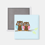 Een paar op een tak magneet (Voorkant / Achterkant)