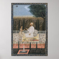 Een paar op een Terras in een tuin