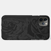 Een paar rozen in het zwart Case-Mate iPhone case (Achterkant (horizontaal))
