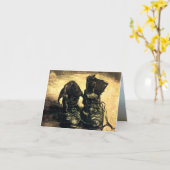 Een paar schoenen - Van Gogh Kaart (Gele Bloem)