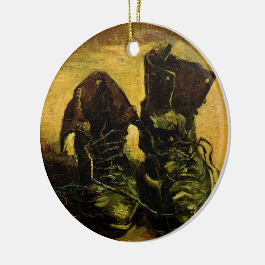 Een paar schoenen van Vincent van Gogh Keramisch Ornament (Links)