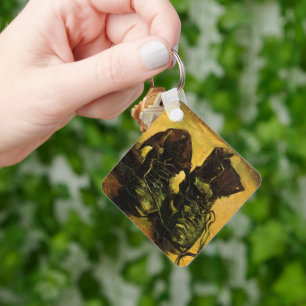 Een paar schoenen van Vincent van Gogh Sleutelhanger