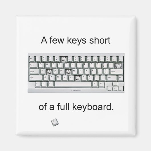 Een paar toetsen kort magneet (Voorkant)