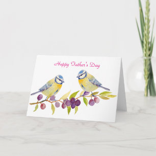 Een paar van de Blauwe Kaart van vogelsVaderdag