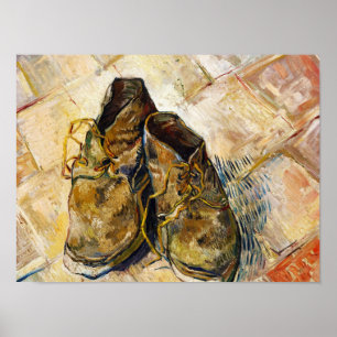 Een Paar van Shoes Vincent van Gogh schilderij Poster