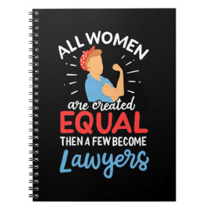 Een paar vrouwen worden advocaten notitieboek