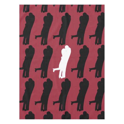 Een paar zoenen tafelkleed (Voorkant)