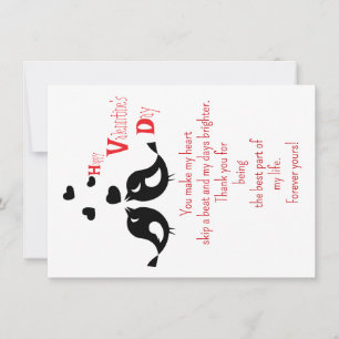 Een paar zwarte vogels kaart