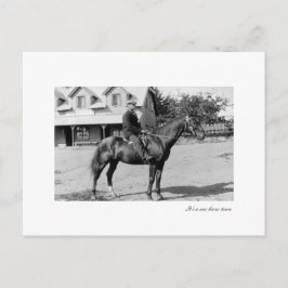 één paard briefkaart