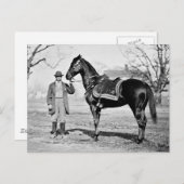 Een paard genaamd Cincinnati, 1865 Briefkaart (Voorkant / Achterkant)