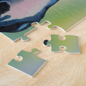 Een paard in leuke kleuren legpuzzel (Zijkant)