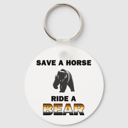 Een paard opslaan sleutelhanger (Voorkant)