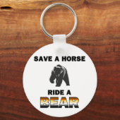 Een paard opslaan sleutelhanger (Voorkant)