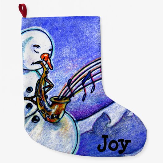 Een paard voor afspelen grote kerstsok (Voorkant)