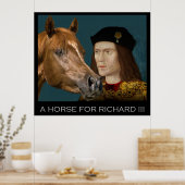 Een paard voor Richard III Poster (Keuken)