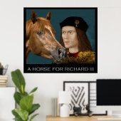 Een paard voor Richard III Poster (Thuiskantoor)