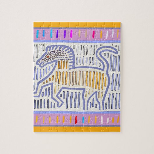 Een paard zonder naam legpuzzel (Verticaal)