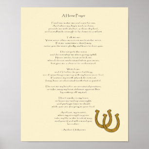 Een paardengebed - afdrukken poster