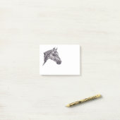Een paardenschoonheid post-it® notes (Op bureau)