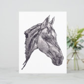 Een paardenschoonheidspapier (Staand voorkant)