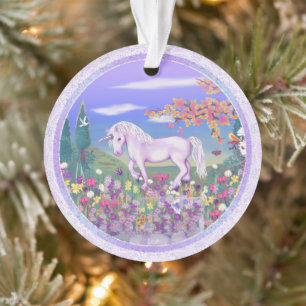 Een paars paradijs Acrylornament Ornament