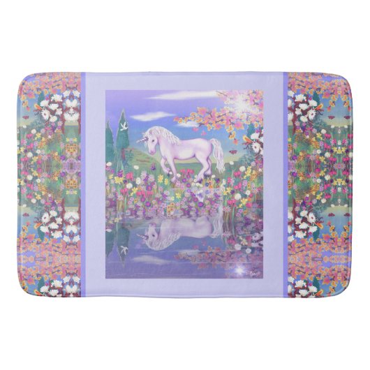 Een paars paradijs Bath Mat (Voorkant)