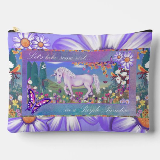 Een paars paradijs etui (Voorkant)