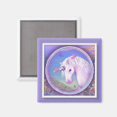 Een Paars paradijs Magnet Magneet (Voorkant / Achterkant)