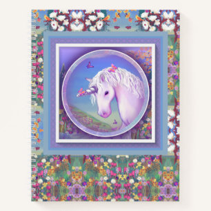 Een paars paradijs notitieboek