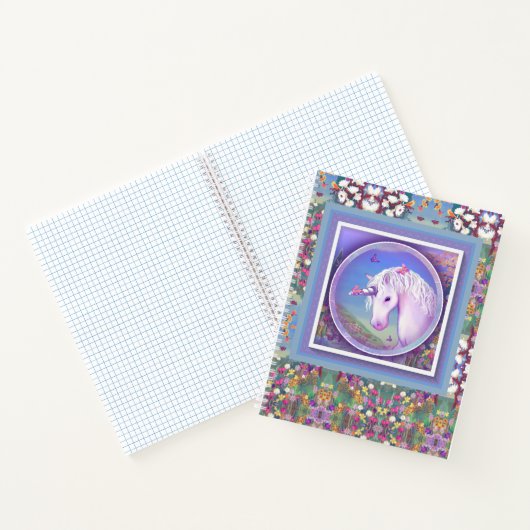 Een paars paradijs notitieboek (Binnen)