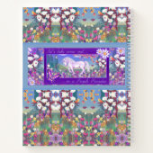 Een paars paradijs notitieboek (Achterkant)