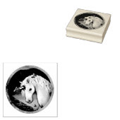 een paars paradijs 	rubberstempel (Gestempeld)