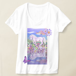 Een paars paradijs t-shirt