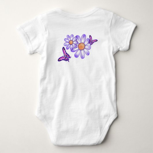 Een paars paradijs T-Shirt (Achterkant)