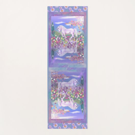 Een Paars paradijs Yoga Mat (Voorkant)