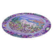 Een paars paradijssnijbord snijplank (Hoek)