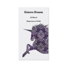 Een Paarse Boho eenhoorn