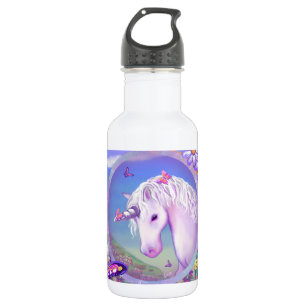 een paarse paradijs waterfles