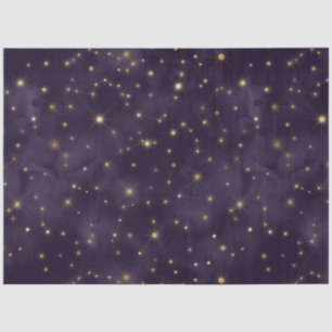 Een Paarse Sterrennacht Series Design 4 Tissuepapier