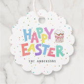 Een paasbehandeling die een beetje lekker is. bedankjes labels (Achterkant)