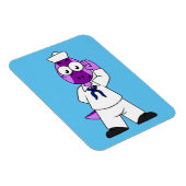 Een Pachycephalosaurus dinosaurus zeeman. Magneet (Rechterzijde)