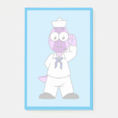 Een Pachycephalosaurus dinosaurus zeeman. Post-it® Notes (Voorkant)