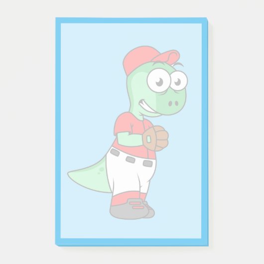 Een Pachycephalosaurus honkbalwerper. Post-it® Notes (Voorkant)