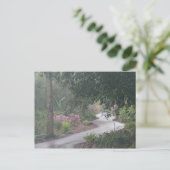 Een pad op Azalea Briefkaart (Staand voorkant)