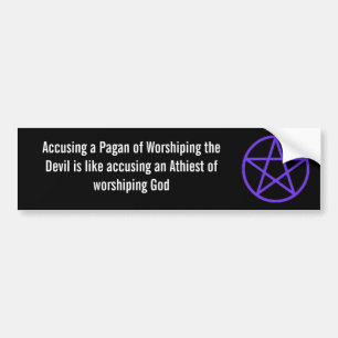 Een Pagan Bumpersticker aanklagen