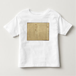 Een pagina van de Codex Leicester, 1508-12 Kinder Shirts